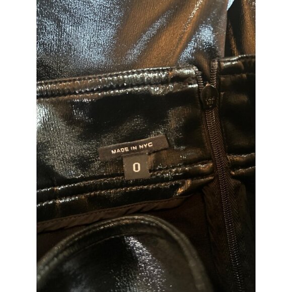 Yigal Azrouël Bonded Jersey Midi Skirt Black Womens SIze 0 - Picture 10 of 10